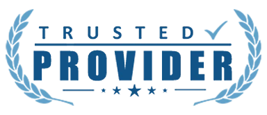 A badge reading "Trusted Provider"